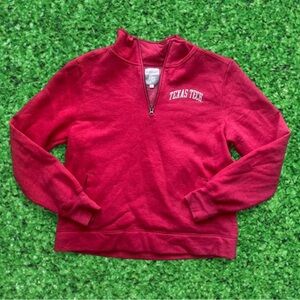 Source Unknown Red Half-Zip Jacket